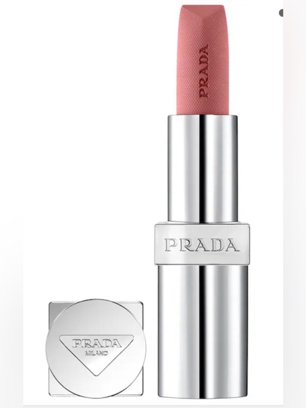 Prada Monochrome Soft Matte Blur Lipstick Color: P158 MERANTI - rose nude